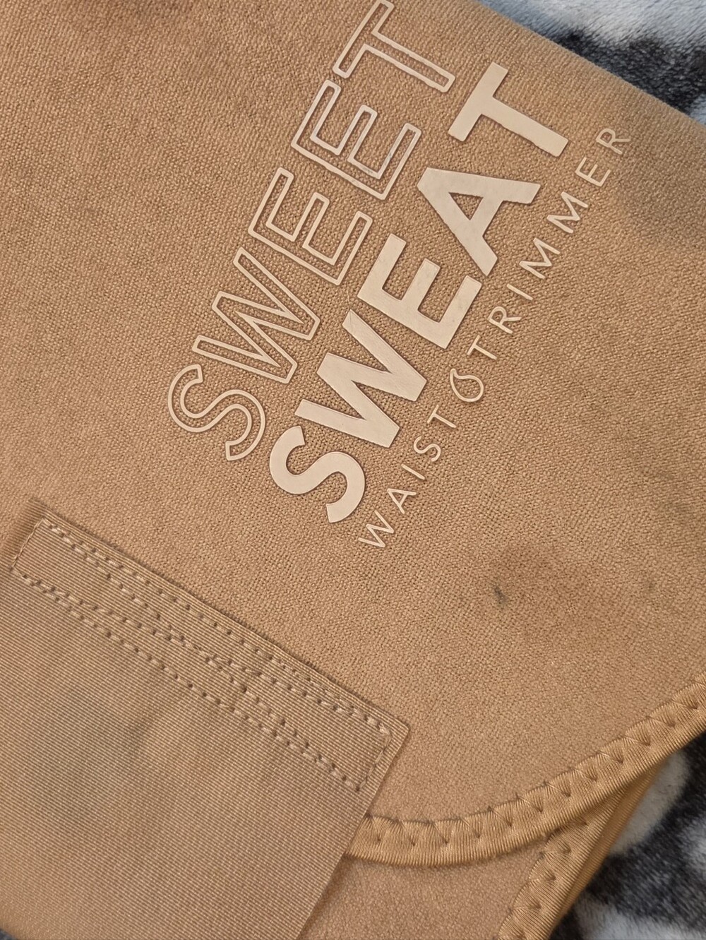 Sweet Sweat Waist Trimmer - Tan Size Large